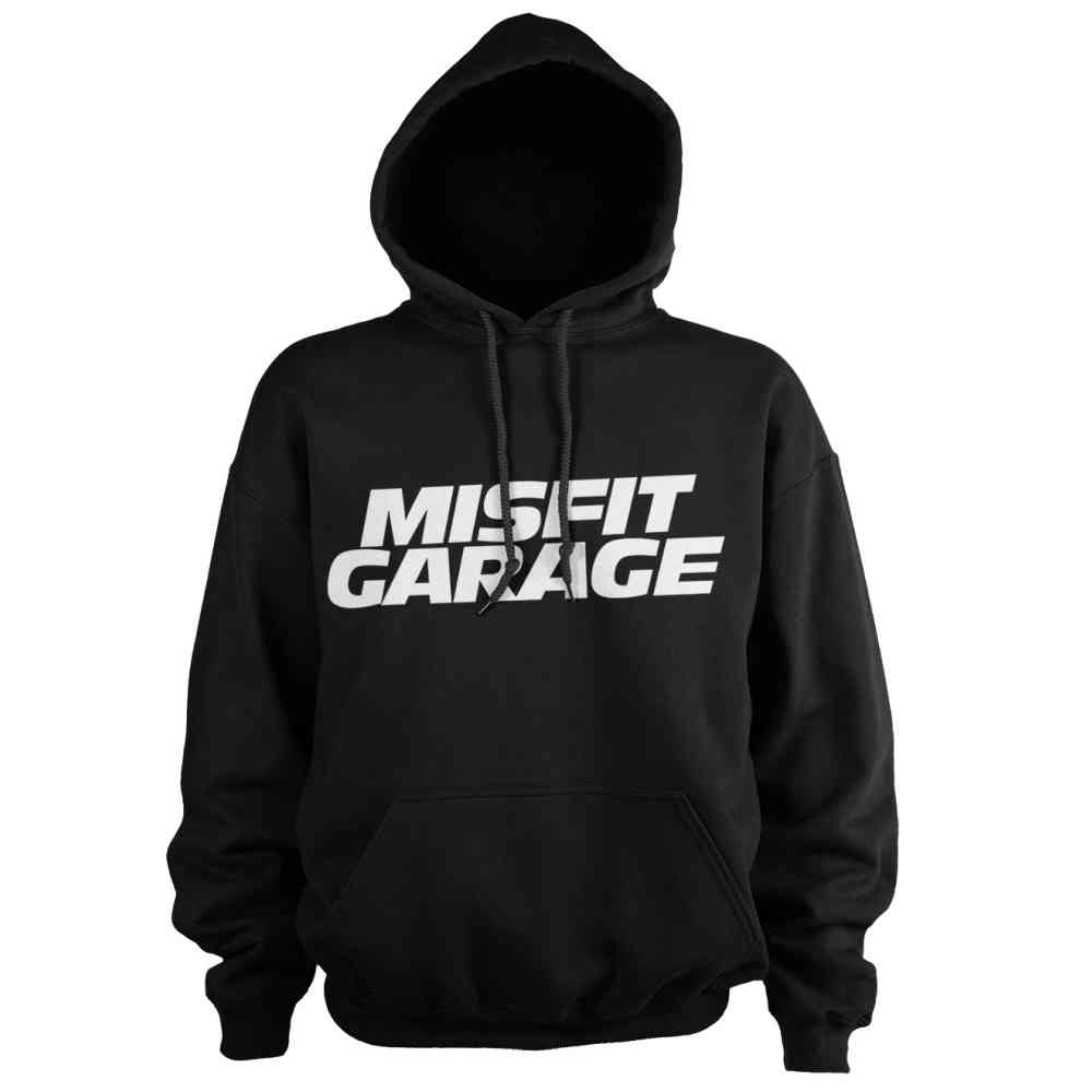 Misfit Garage Hoodietrui Logo Zwart | Attitude Holland Back To The Future Hoodietrui Logo Multicolours | Attitude
